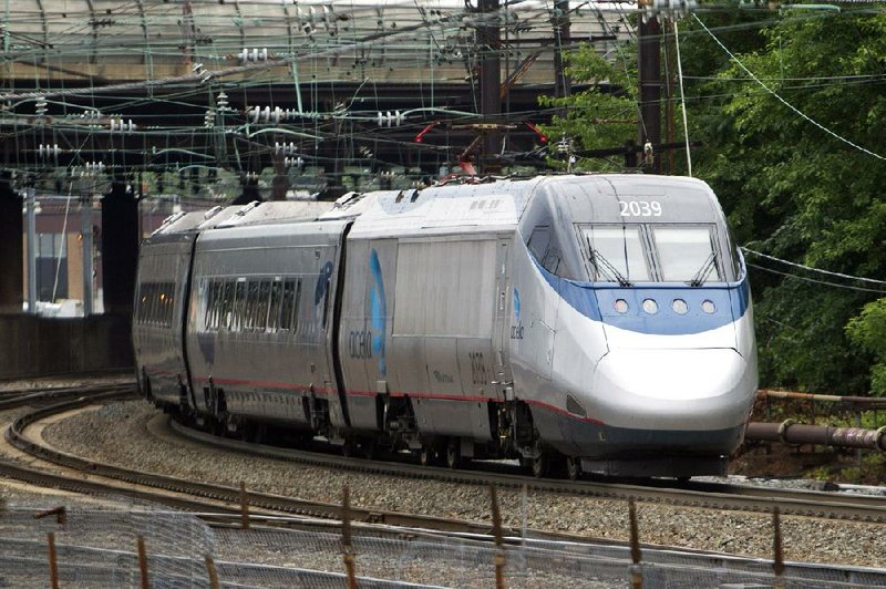 An Amtrak Acela passenger train leaves Union Station in Washington, D.C. Amtrak plans to replace its
fleet of 20 Acela trains, giving builders of high-speed trains an opportunity to contract with the government-operated rail system. 