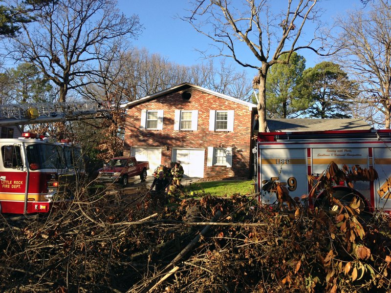 Little Rock Fire Department responded to a house fire at 202 Shenandoah Valley Drive on Tuesday afternoon. There were no reported injuries. 