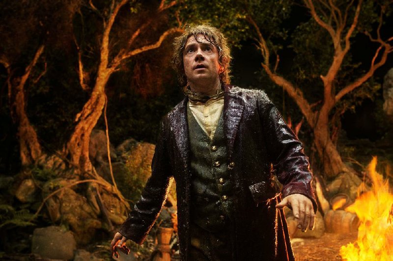 Martin Freeman stars as Bilbo Baggins in the fantasy-adventure film The Hobbit. It came in first at last weekend’s box office and made more than $84.6 million. 