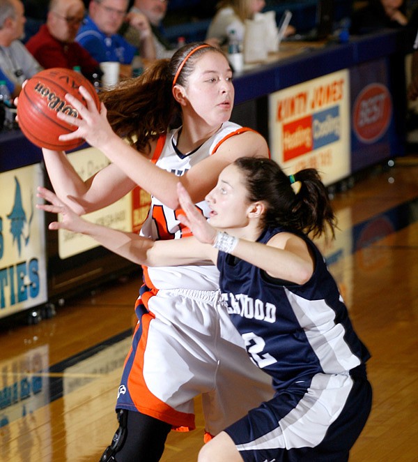 Brittany Ward, left, a Rogers Heritage senior, is one of the top players in the 7A/6AWest Conference. Ward and the Lady War Eagles are expected to battle for the league championship. 