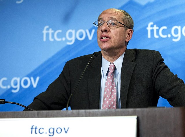 Federal Trade Commission Chairman Jon Leibowitz speaks Thursday during a news conference in Washington to announce the conclusion of an antitrust investigation of Google Inc. 