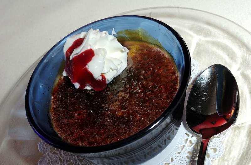 Some diners are burned out on burnt cream (creme brulee). 