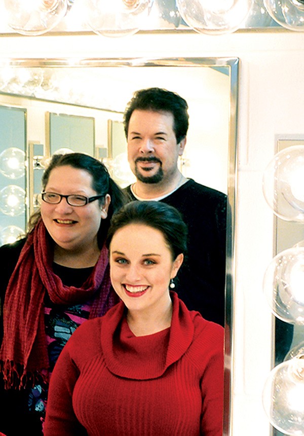 Fort Smith Little Theatre 2013 season directors Micki Voelkel, from left, Amanda Elkins-Hiatt and George A. Mann are planning the new shows that start Feb. 14. 