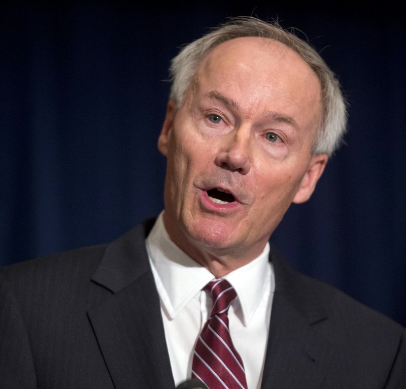 Former U.S. Rep. Asa Hutchinson, R-Ark., speaks Friday, Dec. 21, 2012, at a news conference in Washington, D.C. 