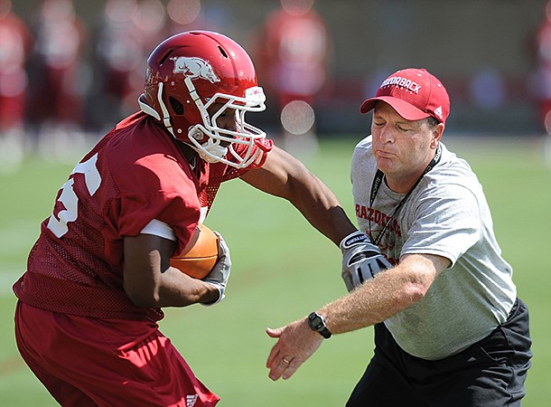 Tim Horton said he is thankful for the relationships he built during six seasons as Arkansas' running backs coach. 