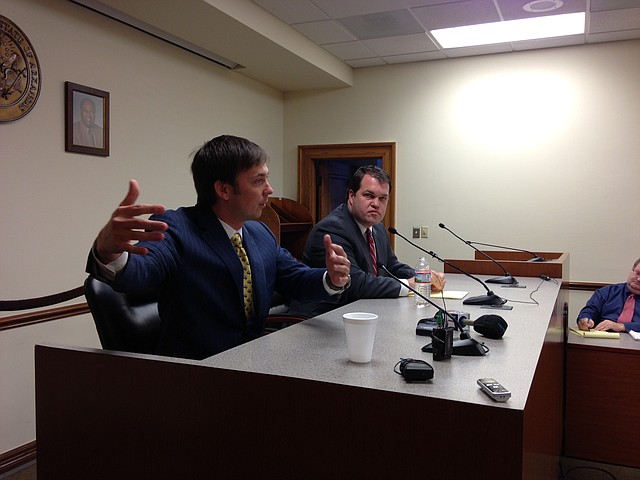 Davy Carter, Speaker of the Arkansas House of Representatives, and senator Michael Lamoureux speak about the upcoming legislative session. Governor Mike Beebe also spoke about the session.