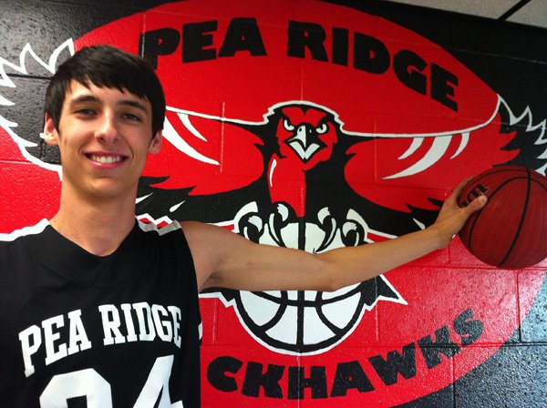 Levi Pitts, a Pea Ridge senior, is one of the Blackhawks’ leading scorers at 12 points per game. Pitts is a two-year starter for the Blackhawks. 