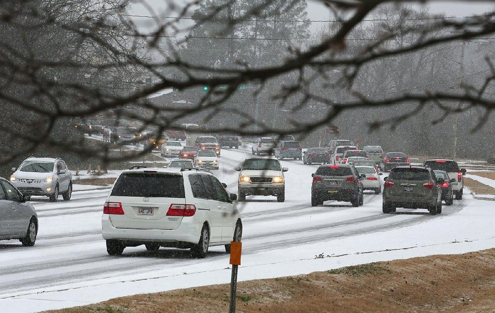 Jan. 15 winter storm in Little Rock