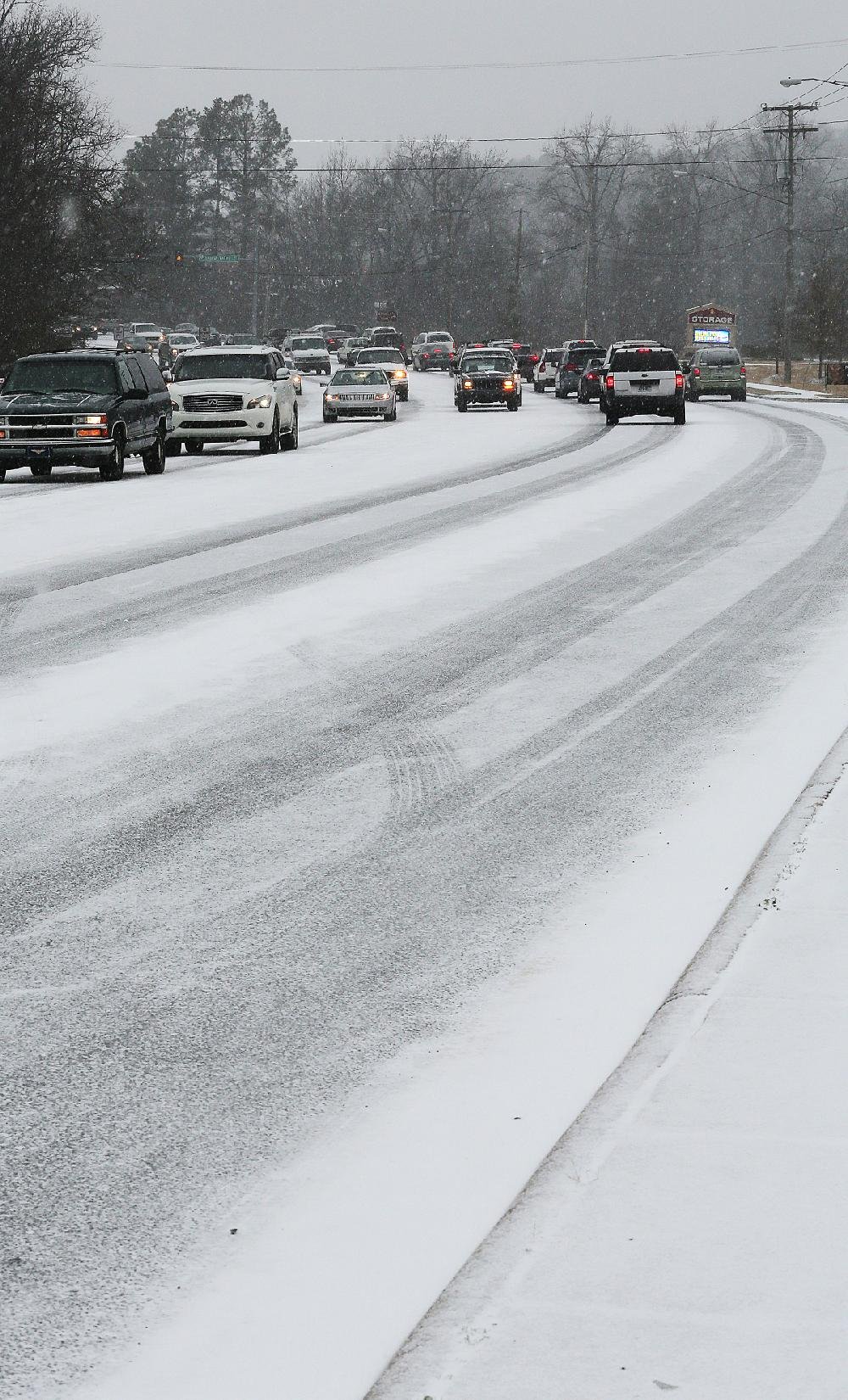 Jan. 15 winter storm in Little Rock