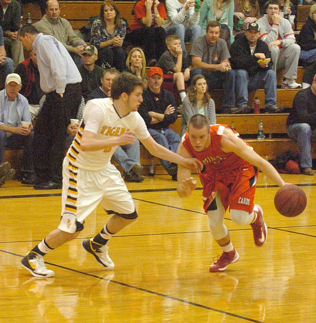 Matt Brackett, a Farmington senior, is averaging 8.9 points, 3.5 rebounds and 2.5 assists per game. Brackett was also an all-conference player on the Cardinals’ football team last fall. 