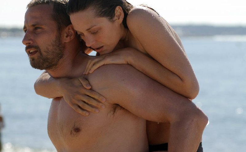 Ali (Matthias Schoenaerts) and Stephanie (Marion Cotillard) are damaged souls who forge a tentative bond in Jacques Audiard’s modern romance Rust and Bone. 