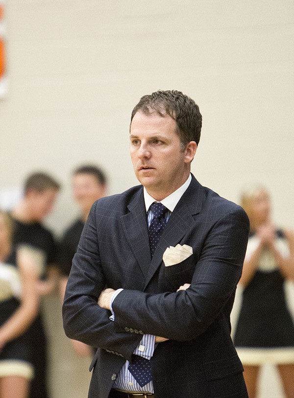 Jason McMahan, Bentonville’s head basketball coach, will coach in his first game in Siloam Springs since leaving the school in 2009. 