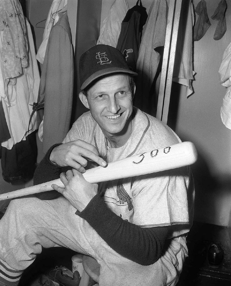 Stan Musial, who spent his entire 22-year career with the St. Louis Cardinals, was a 24-time All-Star who won seven batting titles and was a three-time MVP. 