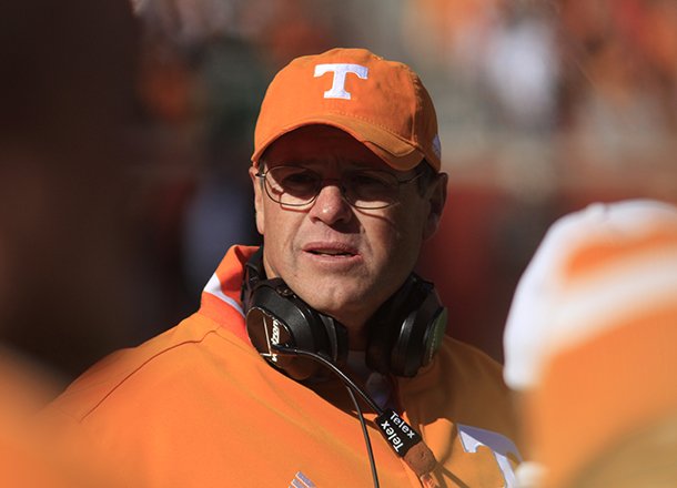 Jim Chaney, who spent the last four seasons at Tennessee, will earn $550,000 annually at Arkansas. 