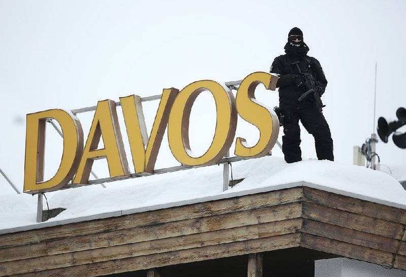 Snipers on roof as Davos starts | Northwest Arkansas Democrat-Gazette