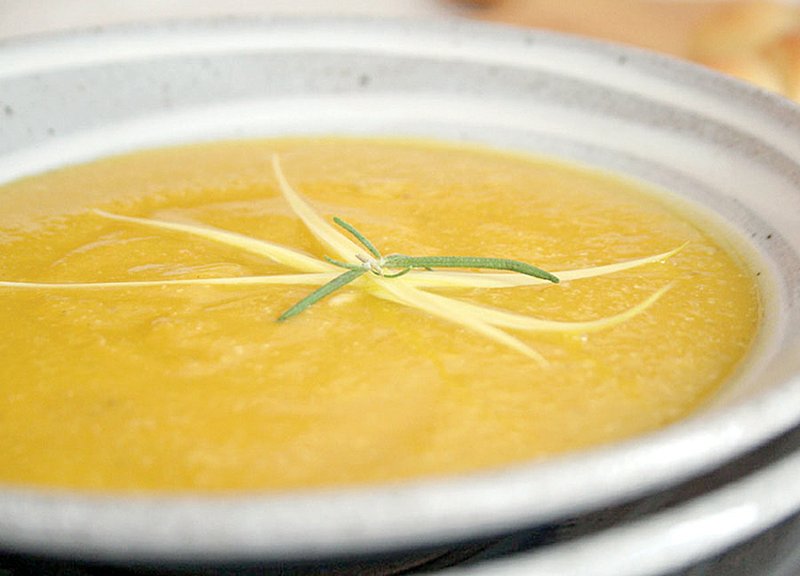 This Apple-Butternut Squash Soup may be just what you need to keep those new year resolutions of eating healthy foods.