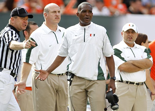 Arkansas linebackers coach Randy Shannon, a former Miami Hurricanes head coach, will be key in the Razorbacks' attempt to land prospects from Miami.