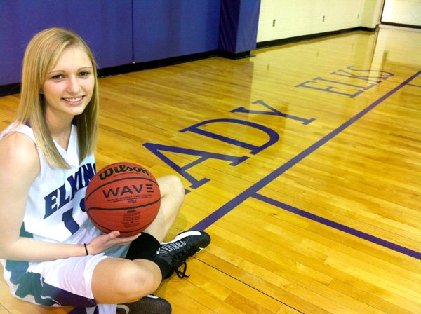 Destiny Skaggs, an Elkins senior, has provided leadership for the Lady Elks. Elkins is leading the 3A-1 West Conference. 