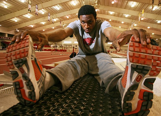 Tarik Batchelor, a 2011 NCAA indoor champion, is back after missing last season with a ruptured patella tendon. 