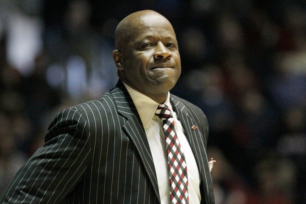 Mike Anderson is 1-13 on the road as Arkansas' head coach. The Razorbacks lost to South Carolina 75-54 on Saturday.