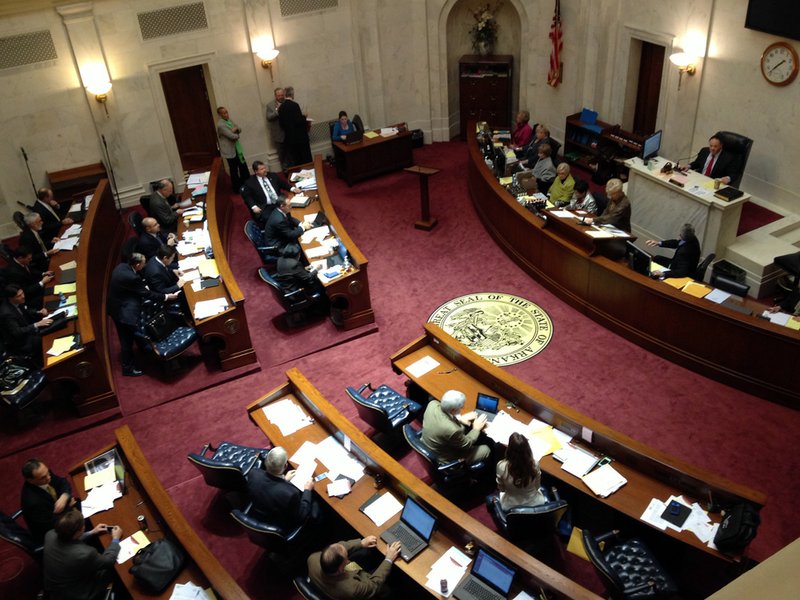 FILE - The Arkansas Senate meets Monday, Jan. 28, 2013.