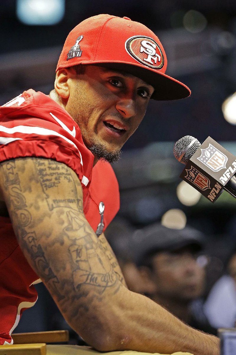 San Francisco 49ers quarterback Colin Kaepernick’s tattoos have been getting a lot of exposure this season, something that’s just fine with his tattoo artist, Nes Andrion. 