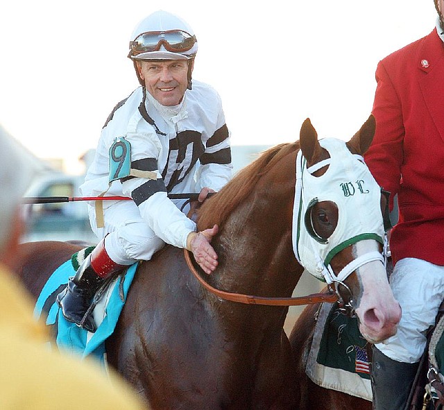 Will Take Charge, with jockey Jon Court aboard, won the first big purse of the 2013 meeting with a victory in the $150,000 Smarty Jones Stakes on Jan. 21 in Hot Springs. 