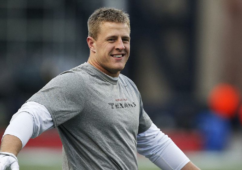 Houston Texans defensive end J.J. Watt made a young fan happy recently, getting pretend married to 6-year-old Breanna Bartay after proposing with a Ring Pop during a tour of Reliant Stadium. 
