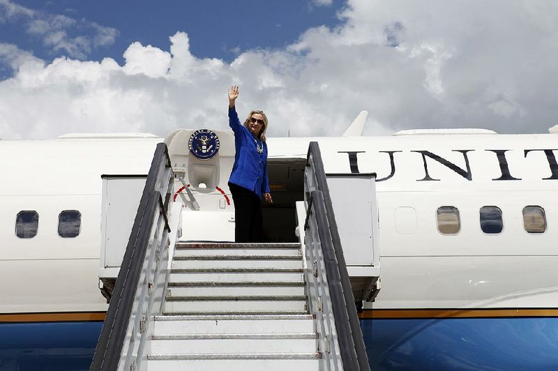 Hillary Rodham Clinton leaves Brasilia, Brazil, on April 17, on her way to Brussels. As secretary of state, Clinton visited 112 countries, from tiny Togo, in West Africa, to China. 