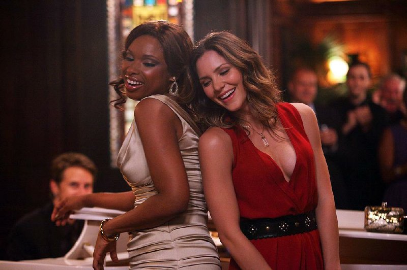 Jennifer Hudson (left) guest stars with series regular Katharine McPhee when Smash returns to NBC’s lineup at 8 p.m. today. 