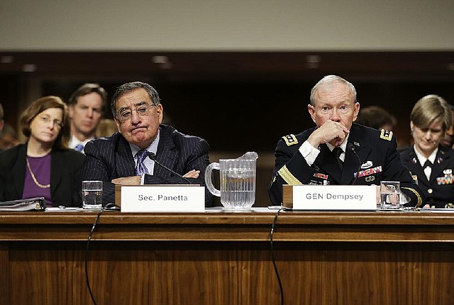 Defense Secretary Leon Panetta and Gen. Martin Dempsey, chairman of the Joint Chiefs of Staff, testify Thursday before the Senate Armed Services Committee. Dempsey says he was surprised Secretary of State Hillary Rodham Clinton wasn’t alerted to a cable warning of threats against U.S. officials in Benghazi, Libya. 