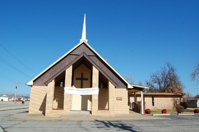 Arkansas Democrat-Gazette/Bill Bowden The United Pentecostal Church in Springdale was the site of a church shooting in 1994. Two people who remember the incident say they favor concealed carry of handguns by designated church members.