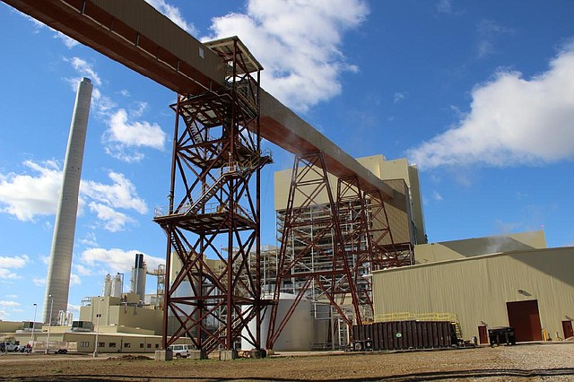  Close-up of coal conveyor system at Turk Power Plant