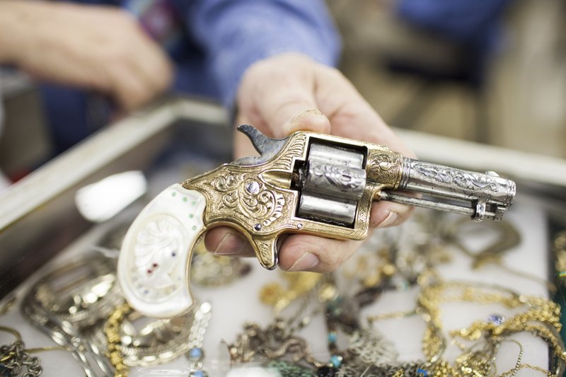 A rare gun at The Arkansas Gun & Cartridge Collectors Club's Gun & Knife Show. 