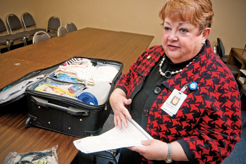 Amy Thomason of Arkansas Hospice discusses the Virtual Dementia Tour, in which participants wear goggles, gloves and earplugs in an environment with noise and other obstructions to illustrate what dementia patients experience. The tour will be at The Crossing at Malvern on March 7.