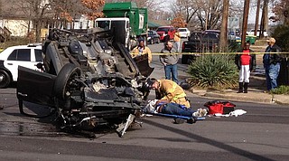 Police chase ends in wreck, multiple injuries | The Arkansas Democrat ...