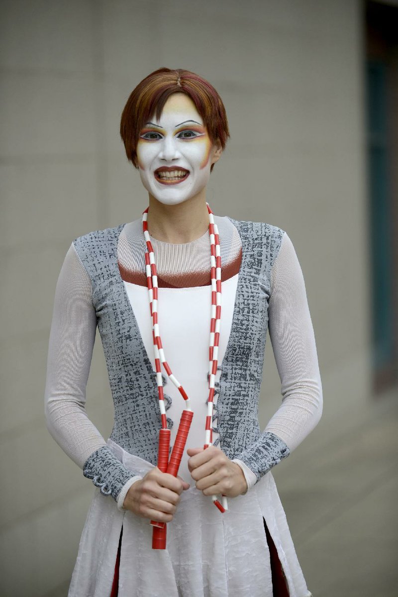 Rope-skipper Adrienn Banhegyi is a soloist in a segment of Cirque du Soleil’s Quidam. 