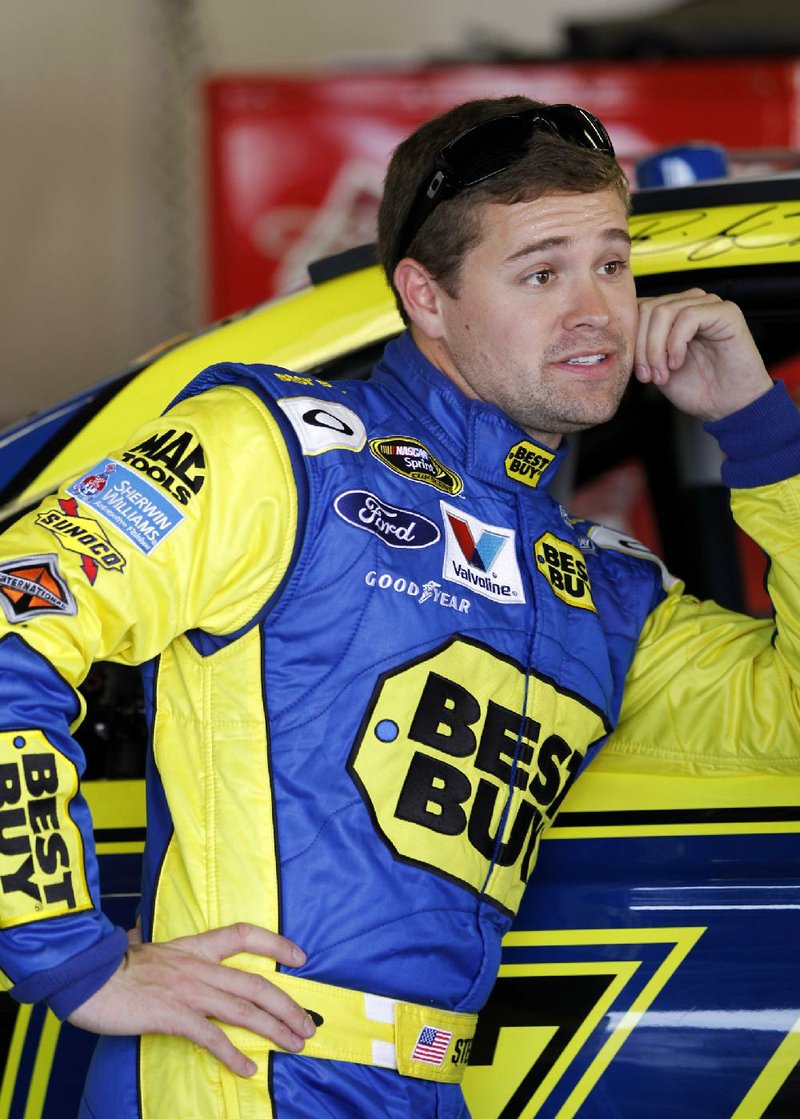 NASCAR Sprint Cup driver Ricky Stenhouse Jr. is a popular interview this week at the Daytona 500, according to one columnist, because he’s dating Danica Patrick, not because of his driving ability. 