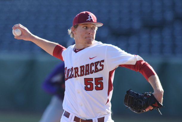 Arkansas junior pitcher Ryne Stanek will start the first game of the Coca-Classic against Arizona State.