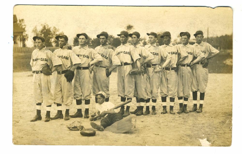 Casa, circa 1910 The Perry County rural community’s baseball team posed for this picture. Teams such as this often participated in regional playoffs in other states. Thus “America’s Pastime” gave many of the young men their first opportunity to travel. Send questions or comments to Arkansas Postcard Past, P.O. Box 2221, Little Rock, Ark. 72203.