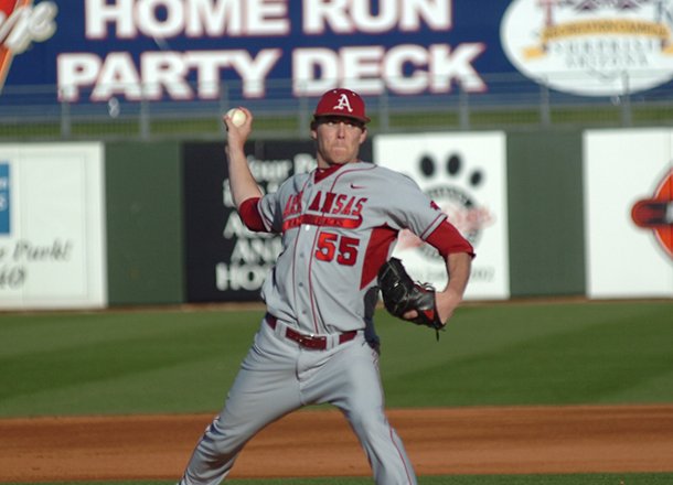 Ryne Stanek (02-28-2013) Arkansas at ASU (Surprise, Ariz.) 