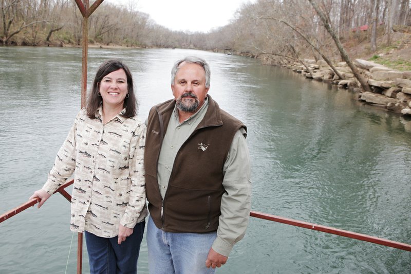 Nancy and Lowell Myers decided to simplify their lifestyle and moved from a 2,000-square-foot house in Searcy to a small fishing cabin on the Little Red River near Pangburn. Lowell spends most days on the river as a fishing guide.