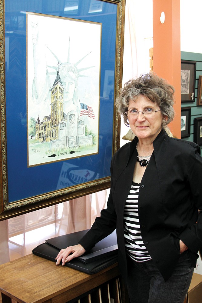 A painting depicting the Saline County Courthouse by Benton artist Dianne Roberts will be one of the Saline scenes that will be discussed in tonight’s meeting of the Saline County History and Heritage Society. Roberts will talk about her art at the society’s headquarters in downtown Benton. Then the meeting will move down the block to her studio, where her work is displayed.