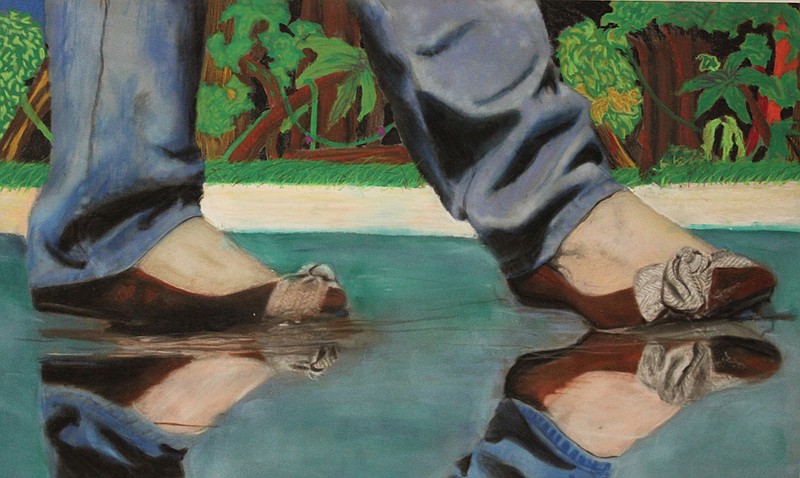 Mirrored, by Paige Goodale, a 12th-grader at Vilonia High School, received an Honorable Mention award. 