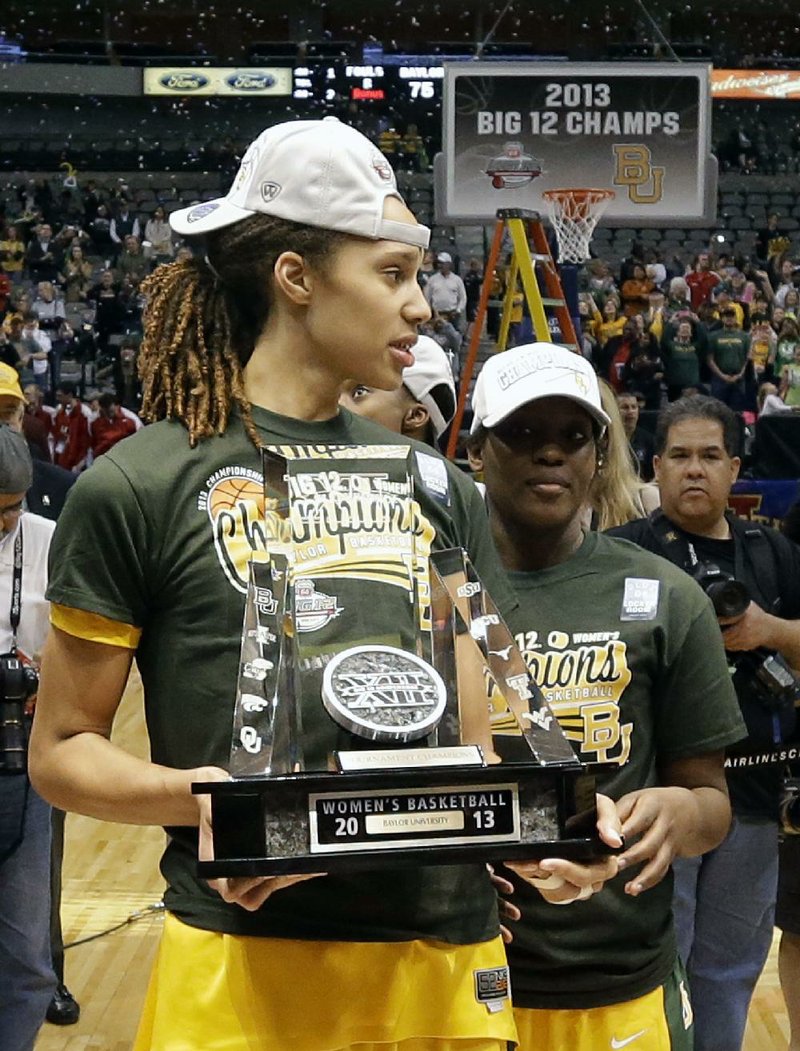 Baylor senior center Brittney Griner said she shrugs off the things said and written about her. 
