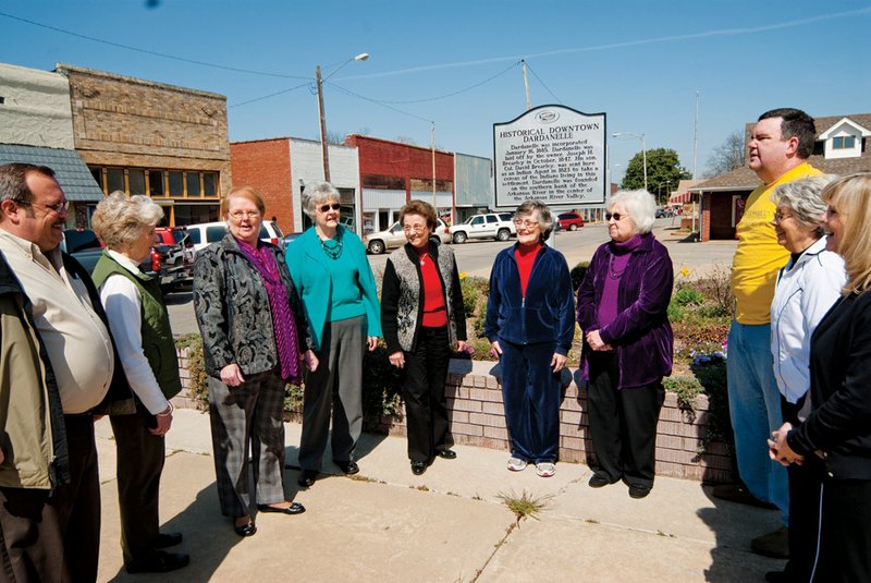 The Renaissance Front Street Restoration is a group of about 30 people who are working to revitalize Front Street by holding events and bringing people to Dardanelle. Upcoming events include a rummage sale and Rockin’ on the River. Some of the members, from the left, are Barry Sims, Carolyn McGee, Gwenda Martin, Julia Taylor, Kathryn McCormick, Gloria Craig,  Betty Henson, Clinton Chronister, Kay McMullen and Angie Sims.