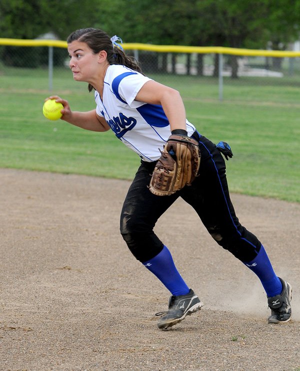 Chandler Little has filled the void left at shortstop for Rogers after the departure of four-year starter Ashley Ferguson. 