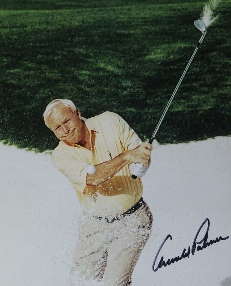 Arnold Palmer is known for his golf game, but his penmanship isn’t too shabby, either. 