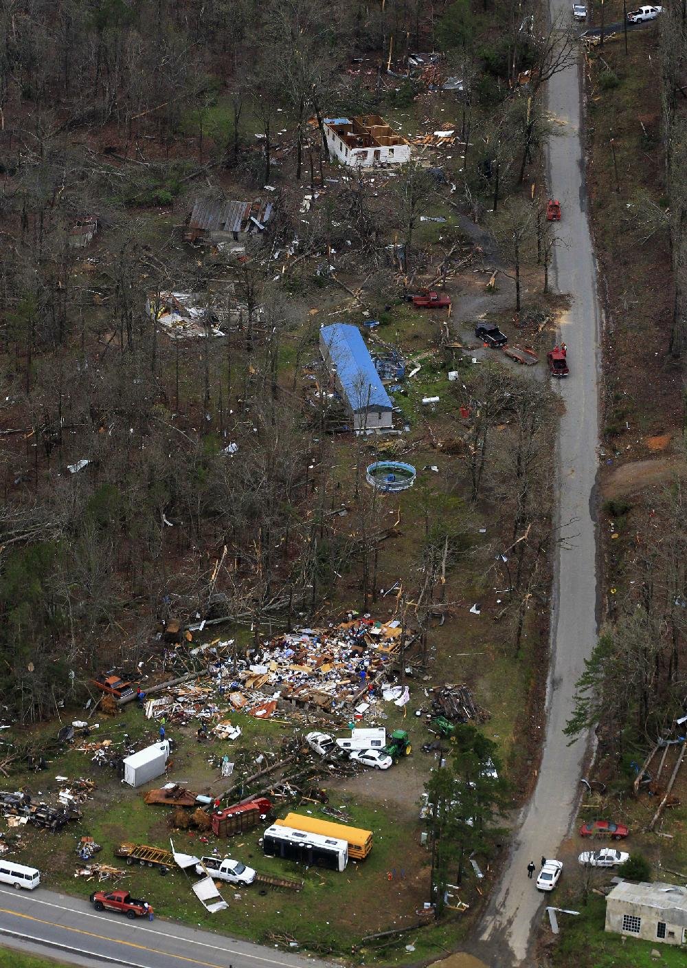 Van Buren County tornado damage