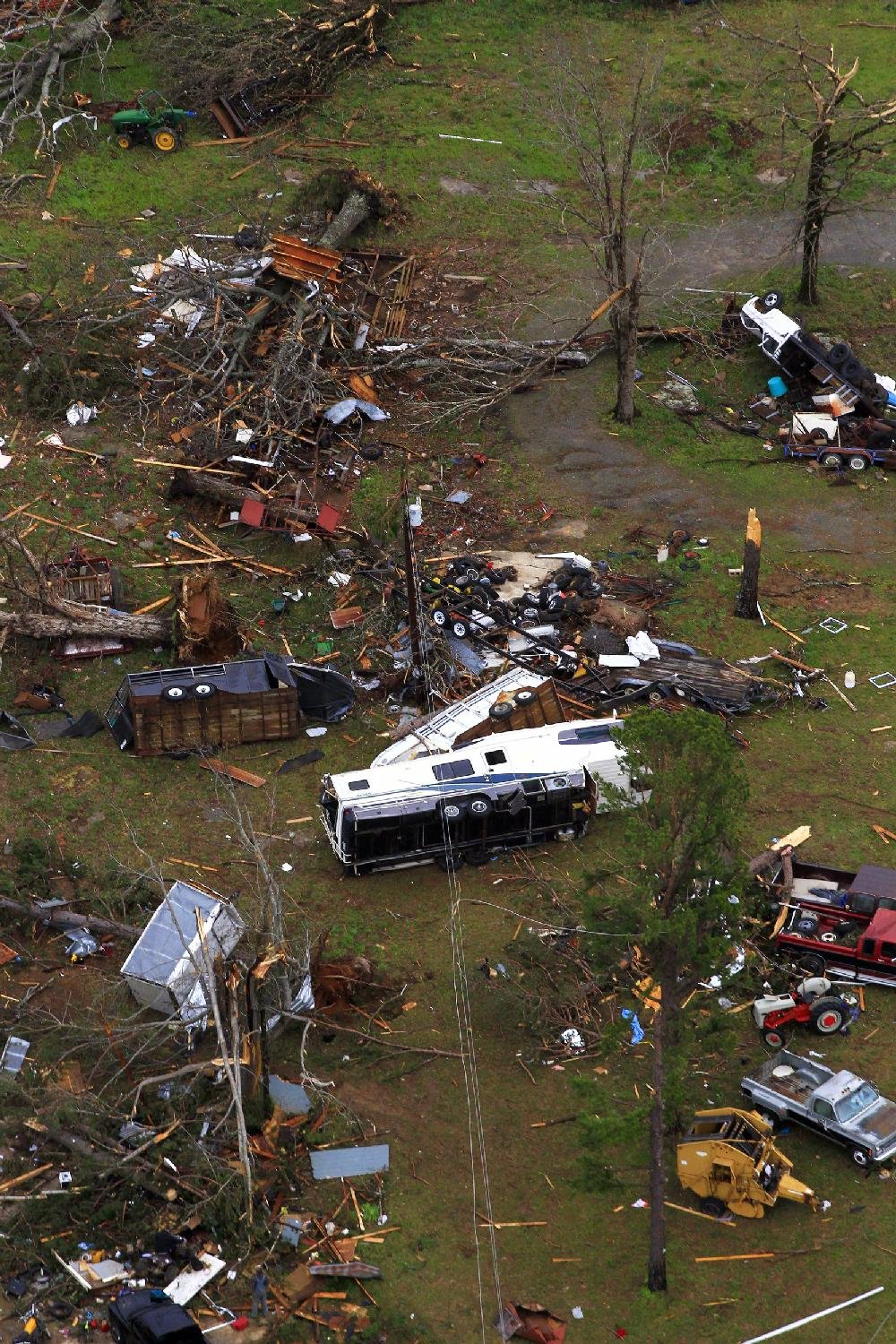 Van Buren County Tornado Damage